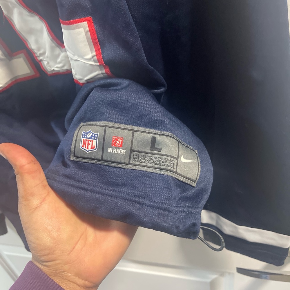 Nike Tom Brady Blue Jersey with Red and White Accents - Picture 3 of 7